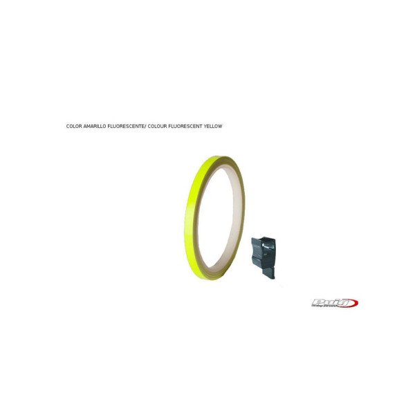 Жовтий відбиваючий пояс PUIG на диски з аплікатором