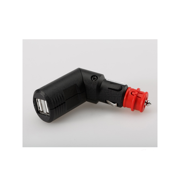 Подвійний порт з універсальною вхідною частиною USB SW-MOTECH до запальнички стандартної/ DIN 12V; 2 x 2.100 mA