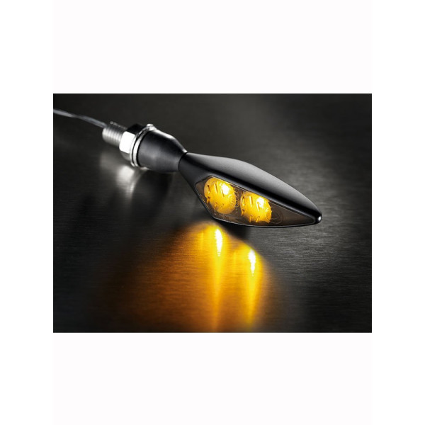 Вказівник Kellermann micro Rhombus Dark FR/RL - чорний