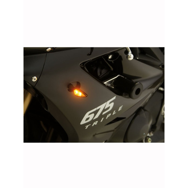 Вказівник Kellermann micro Rhombus Dark FR/RL - чорний