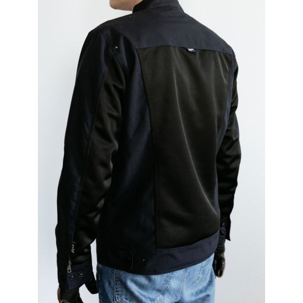 Мотоциклетна куртка Broger California синьо-чорна