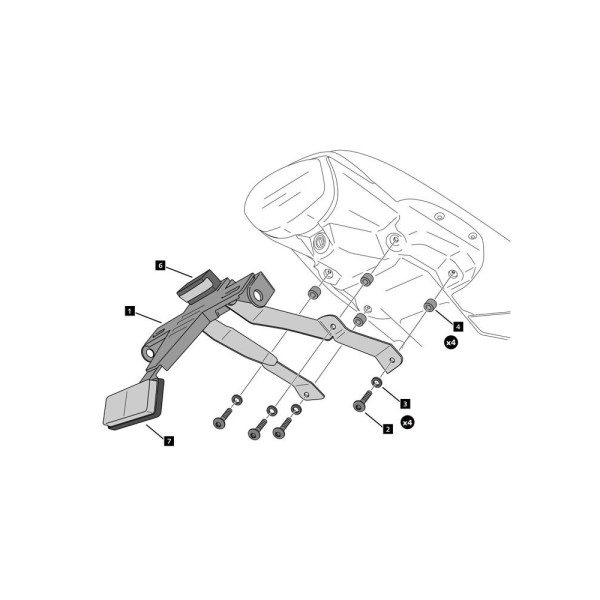 Елімінація крил PUIG для Honda CB125R / CB300R (18-)