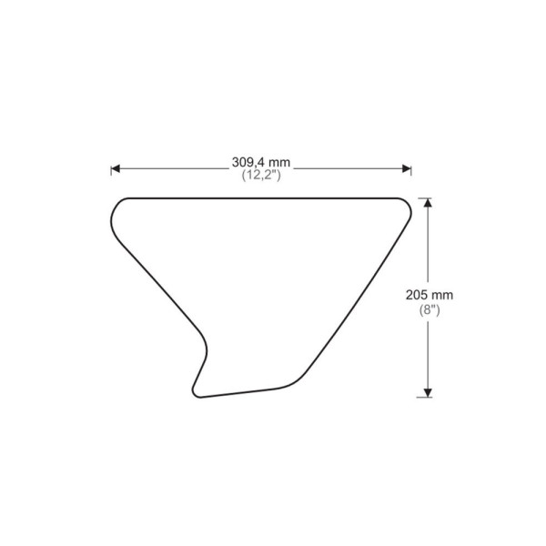 Бокові танкпади PUIG для Ямахи XT1200Z Super Tenere (12-22) чорні