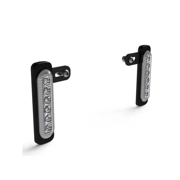 Денні світла DENALI з універсальним комплектом для монтажу від R&G (холодне світло)