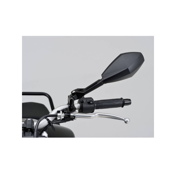 Дзеркало D-MIRROR-12 Diamond Daytona на ліву сторону для монтажу на кермі чорне