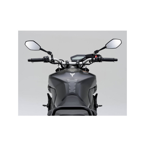 Дзеркало D-MIRROR-12 Diamond Daytona на ліву сторону для монтажу на кермі чорне