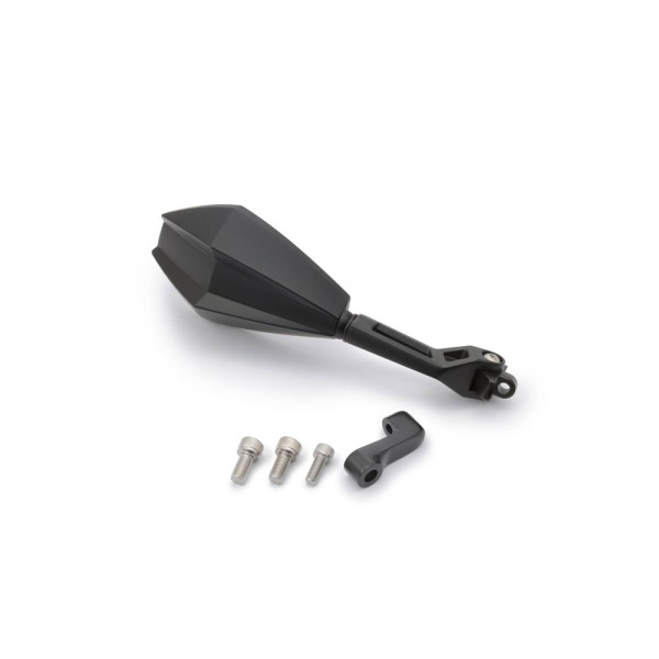 Зеркало D-MIRROR-11 Daytona на праву сторону для монтажу на кермі чорне