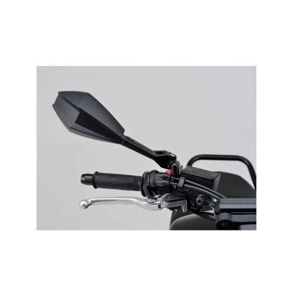 Зеркало D-MIRROR-11 Daytona на праву сторону для монтажу на кермі чорне