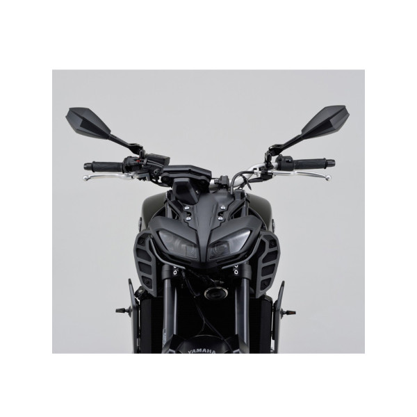 Зеркало D-MIRROR-11 Daytona на праву сторону для монтажу на кермі чорне