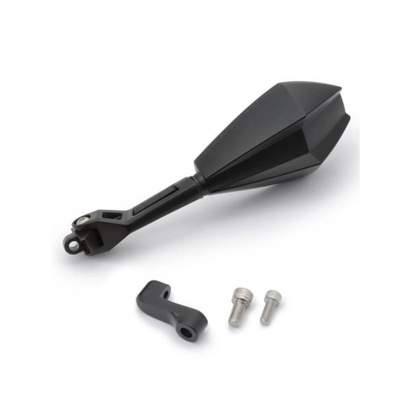 Дзеркало D-MIRROR-11 Daytona на ліву сторону для монтажу на кермі чорне