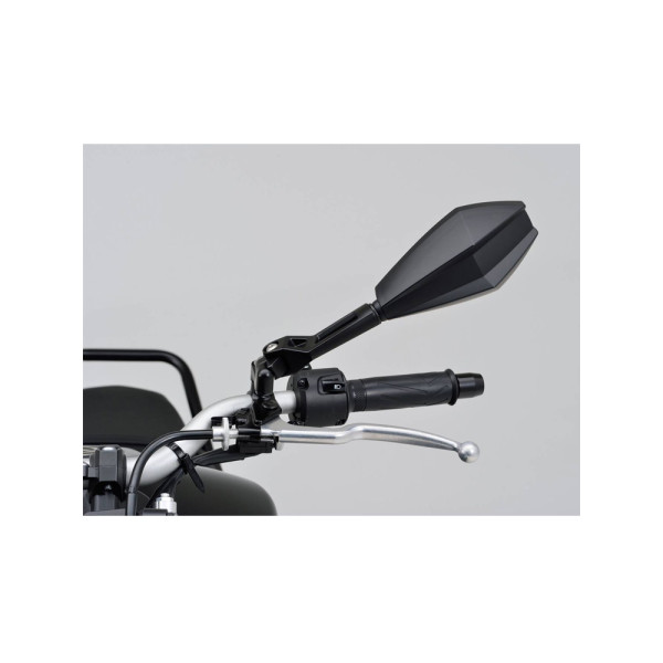 Дзеркало D-MIRROR-11 Daytona на ліву сторону для монтажу на кермі чорне