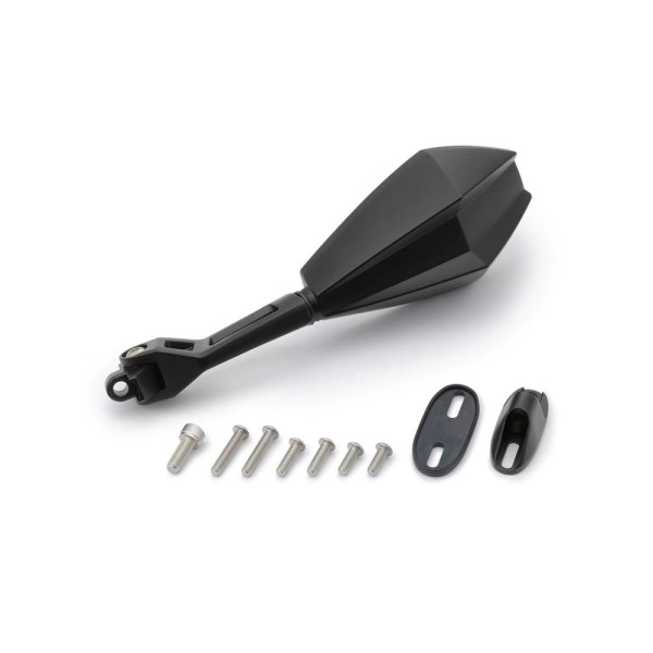 Дзеркало D-MIRROR-11 Daytona на ліву сторону, монтується на обтічнику чорне