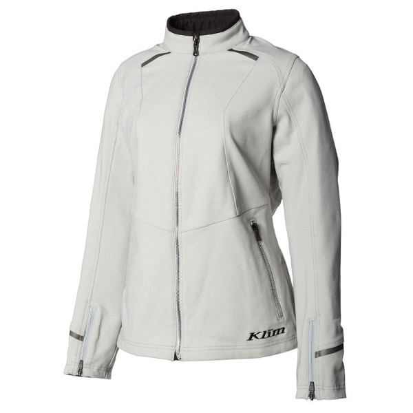 Жіноча текстильна мотоциклетна куртка Klim Marrakesh сірого кольору