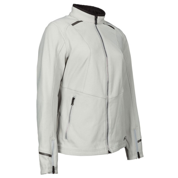 Жіноча текстильна мотоциклетна куртка Klim Marrakesh сірого кольору