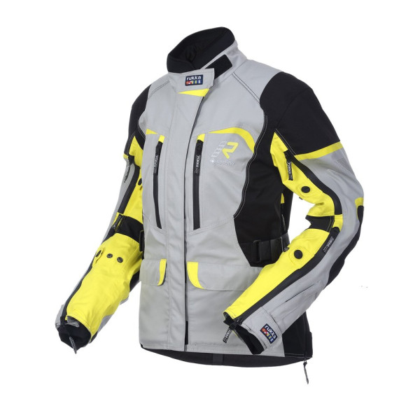 Жіноча текстильна мотоциклетна куртка Rukka Rimorina Pro сіро-жовта