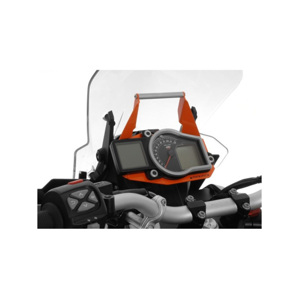 Адаптер кріплення GPS над кермом Touratech для KTM 1050 Adventure/1090 Adventure/1190 Adventure/R помаранчевий