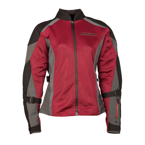 Жіноча текстильна мотоциклетна куртка Klim Avalon сіро-червона