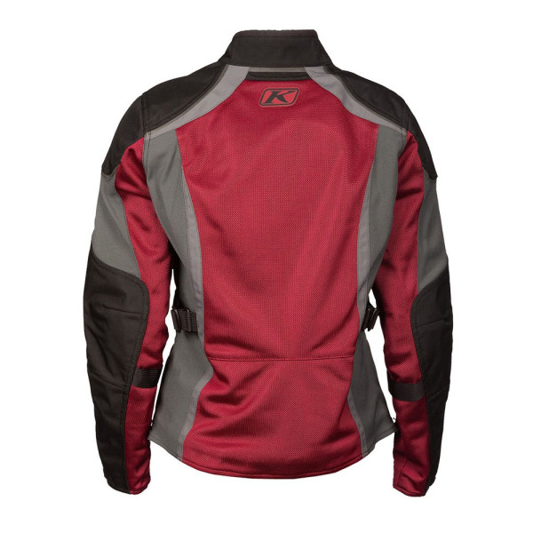 Жіноча текстильна мотоциклетна куртка Klim Avalon сіро-червона