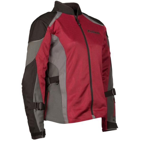 Жіноча текстильна мотоциклетна куртка Klim Avalon сіро-червона