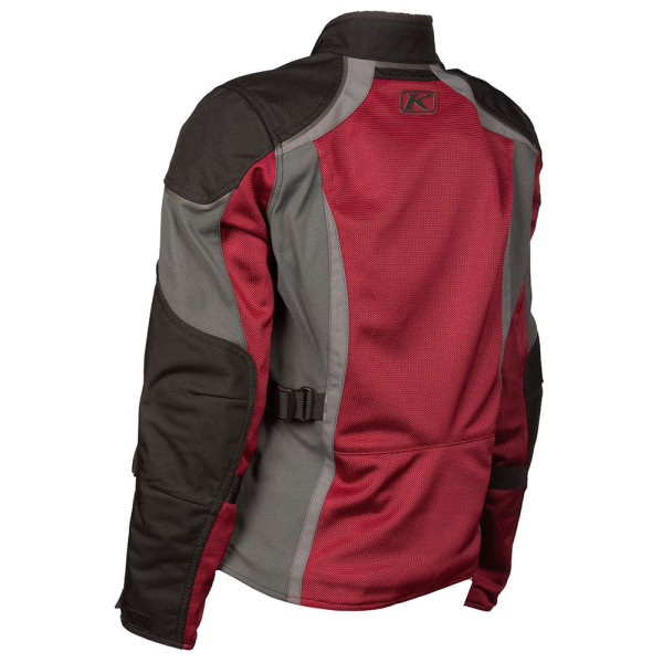 Жіноча текстильна мотоциклетна куртка Klim Avalon сіро-червона