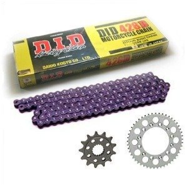 KAWASAKI KMX 125 86-03 комплект приводу DID428 D STANDARD (ланцюг без орінгів) зірочки SUNSTAR