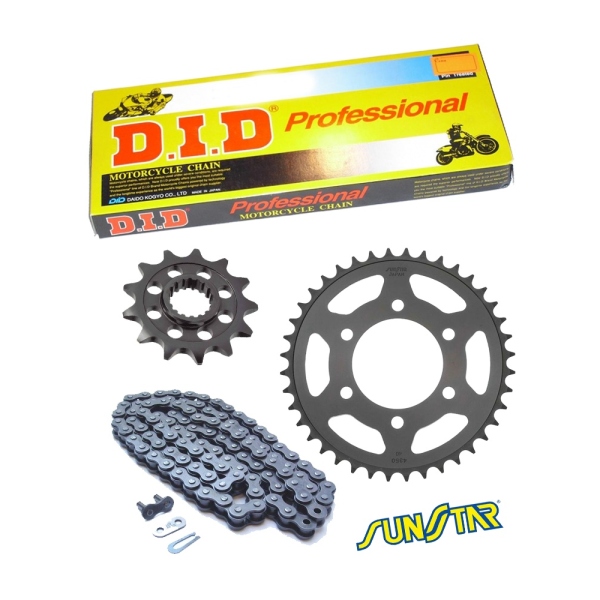 KAWASAKI EX250 R NINJA 08-12 комплект приводу DID520 V PROFESSIONAL (посилений O-ring) зірочки SUNSTAR