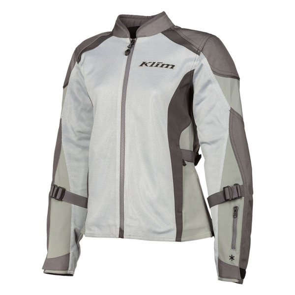 Жіноча текстильна мотоциклетна куртка Klim Avalon сірого кольору