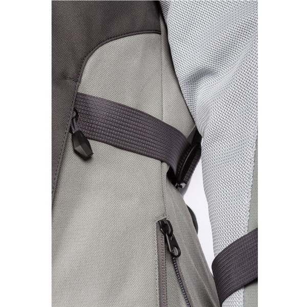 Жіноча текстильна мотоциклетна куртка Klim Avalon сірого кольору