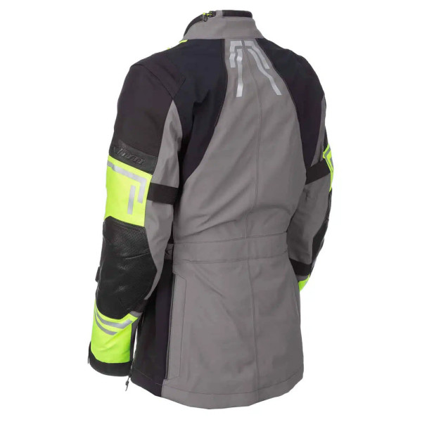 Жіноча текстильна мотоциклетна куртка Klim Altitude сірого-флуоресцентного жовтого кольору