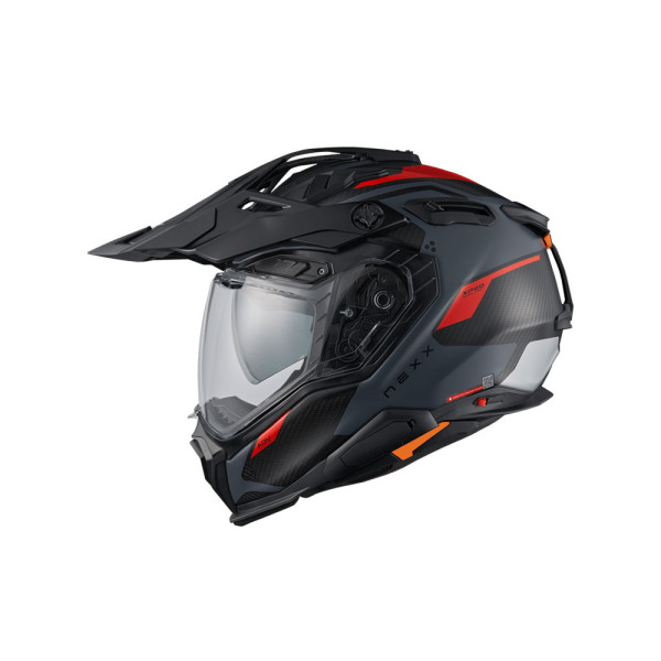 Шолом adventure Nexx X.Wed 3 Keyo сірий-червоний матовий