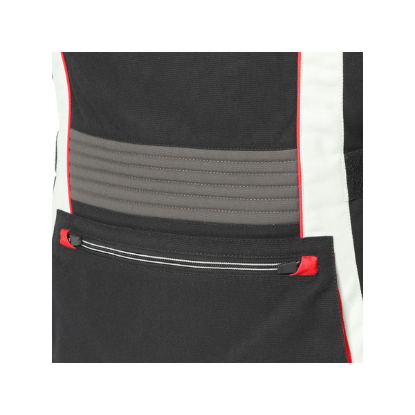 Жіноча текстильна мотоциклетна куртка Büse Linda чорна-червона