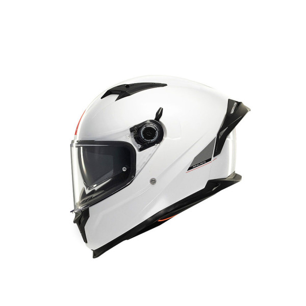 Шолом інтегральний MT Braker SV Solid білий перловий