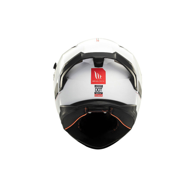 Шолом інтегральний MT Braker SV Solid білий перловий