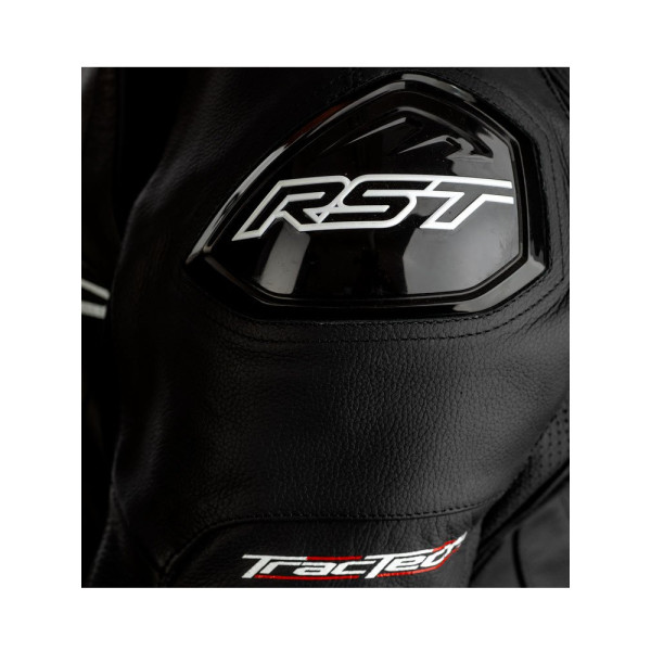 Куртка мотоциклетна шкіряна RST Tractech Evo IV чорна