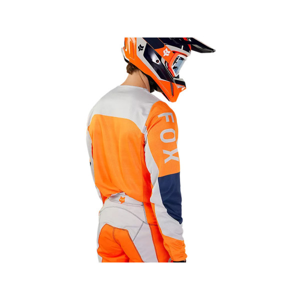 Кросова кофта Fox 180 Nitro помаранчево-синьо-біла