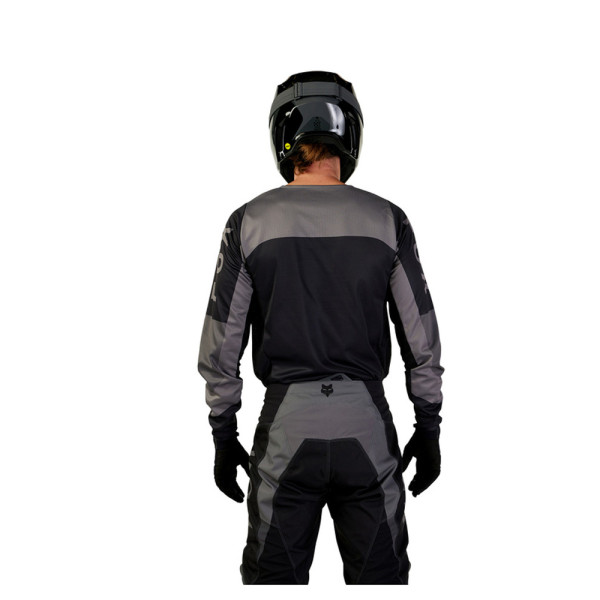 Кросова кофта Fox 180 Nitro чорна-сіра