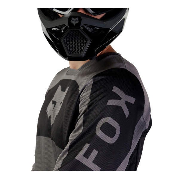 Кросова кофта Fox 180 Nitro чорна-сіра