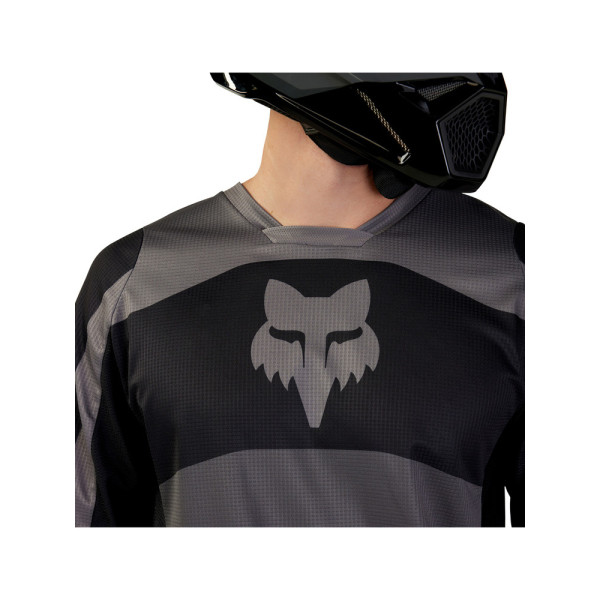 Кросова кофта Fox 180 Nitro чорна-сіра