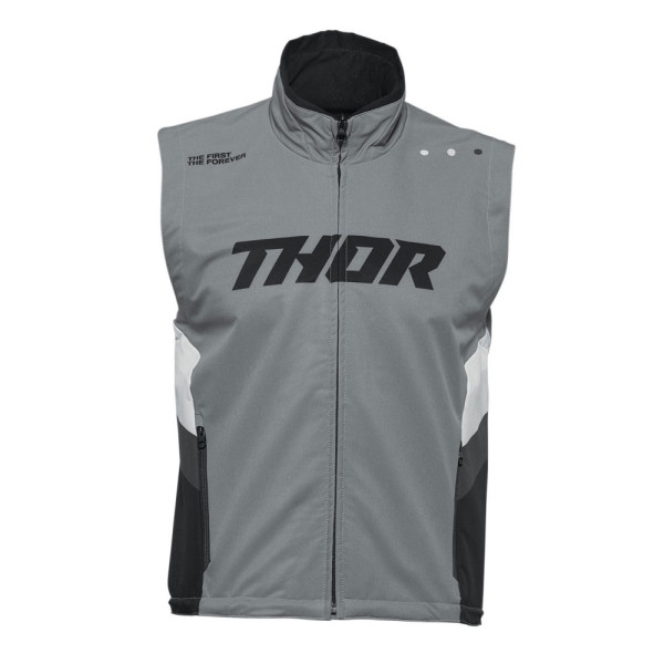 Мотоциклетна жилетка Thor Warm Up сіро-чорна