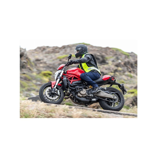 Мотоциклетний жилет з повітряною подушкою Helite E-Turtle 2 + Датчик SDU флуо жовтий