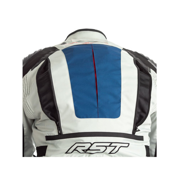 Мотоциклетна куртка з повітряною подушкою RST Pro Series Adventure-X Airbag синьо-червона