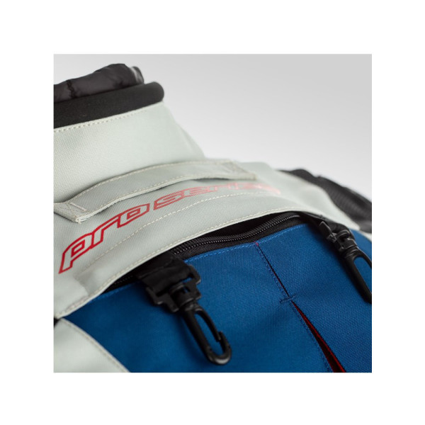 Мотоциклетна куртка з повітряною подушкою RST Pro Series Adventure-X Airbag синьо-червона