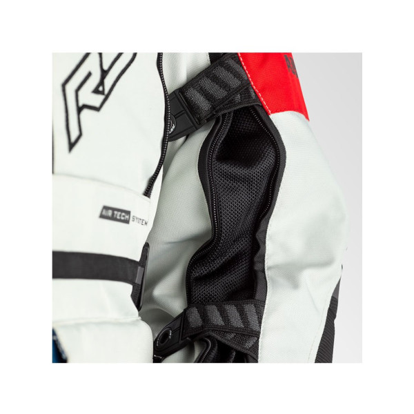 Мотоциклетна куртка з повітряною подушкою RST Pro Series Adventure-X Airbag синьо-червона