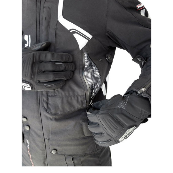 Мотоциклетна куртка з повітряною подушкою Helite Touring B чорна