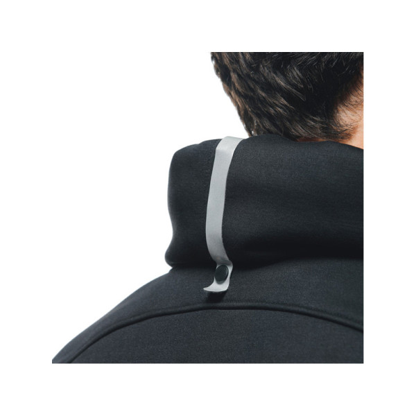 Мотоциклетна кофта Dainese Daemon-X Safety чорна-біла