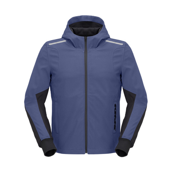 Кросова кофта Spidi Hoodie Armor Light синьо-чорна