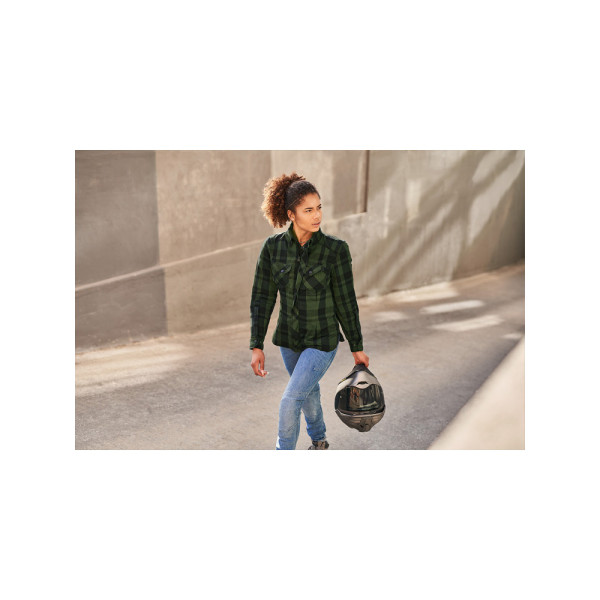 Мотоциклетна жіноча сорочка Shima Renegade 2.0 зелена