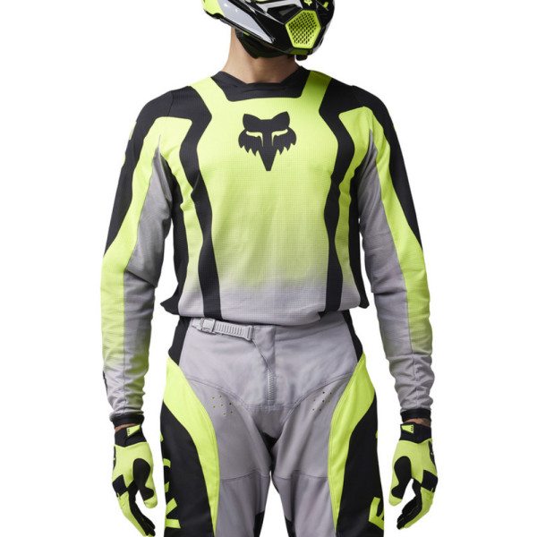 Кросова кофта Fox 180 Lean сіро-чорно-флюо