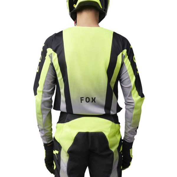 Кросова кофта Fox 180 Lean сіро-чорно-флюо