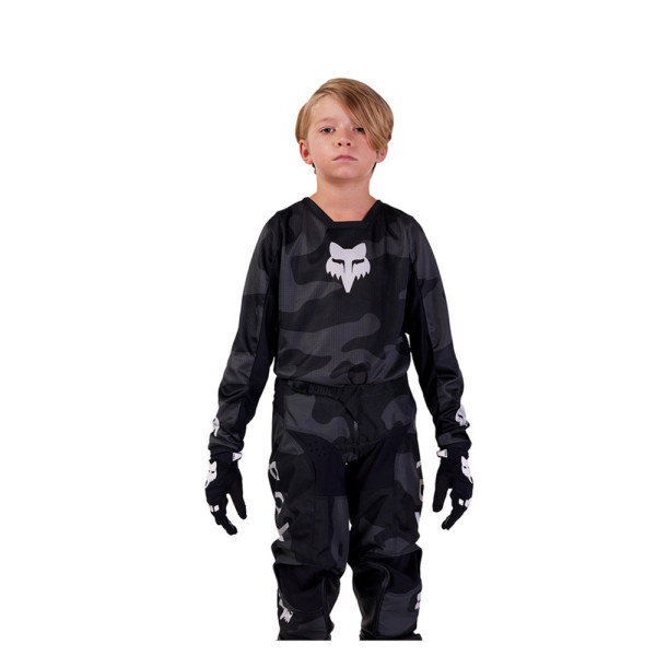 Кросова кофта Fox 180 Bnkr Junior чорна камуфляж